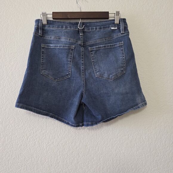 RFM Tummy Control Denim Shorts Size Large - Picture 2 of 4